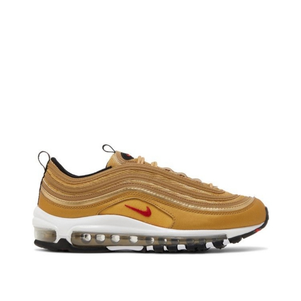 NIKE AIR MAX 97 GOLD BLACK RED WOMEN’S